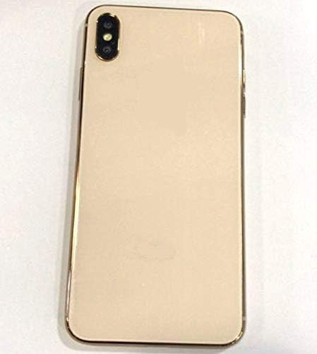 new Metallic frame Glossy Replica Dummy Phone Display Fake Phone 1:1 Scale Non-working Phone for new Phone XS Max 6.5" (Xs MAx 6.5", Gold)