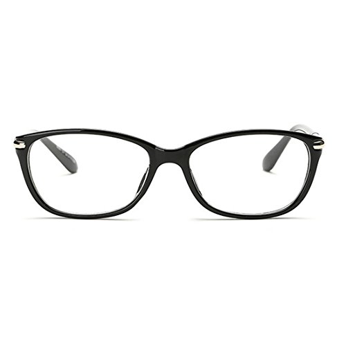 D.King Vintage Horn Rimmed Cat Eye Eyeglasses Frame Glasses Clear Lens Black