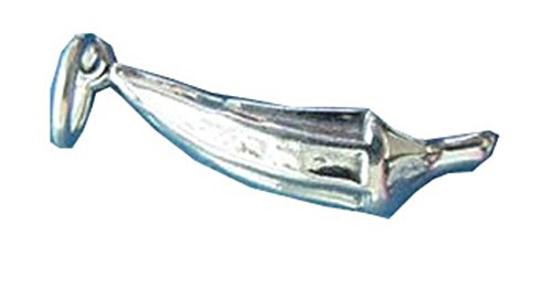 Sterling Silver 2D Kitchen Cooks Lady Fingers Gumbo Okra Pod Vegetable Charm