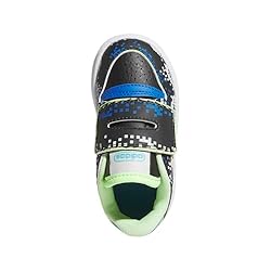 adidas Kids Break Start Sneaker, Black/White/Bright