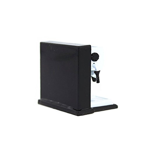 Maserfaliw Coffee Machine Dollhouse Miniature Coffee Maker Machine Furniture Toy Collectible Kids Gift