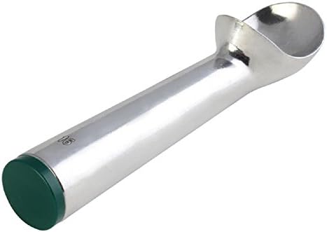 CAST ALUMINUM DIPPERS COMMERCIAL FOOD SCOOPS ALL PURPOSE PORTION CONTROL (2 1/2 oz Green)