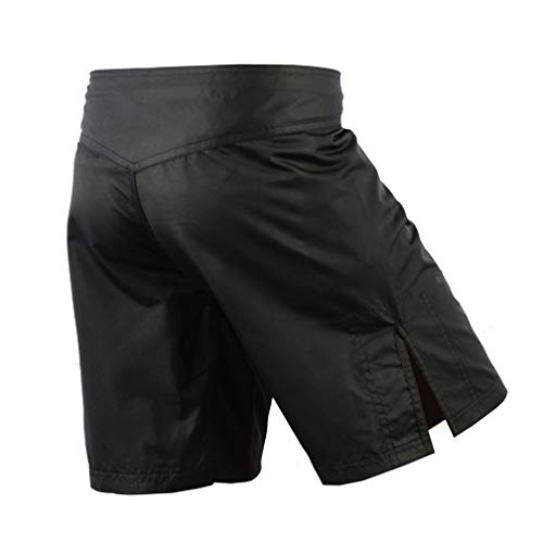 Brutul Fight MMA UFC Training Fight BJJ Grappling Shorts Boxing Martial Arts (Medium) Black - Thumbnail 2