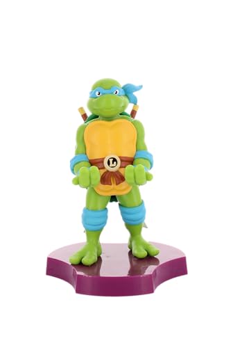 Minis Teenage Mutant Ninja Turtles Leonardo Handy Ständer & Ohrhörerhalter - Handyhalter für Schreibtisch und Nachttisch, In-Ear-Kopfhörerhalter für Smartphone und kleine Geräte