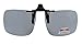 Eyekepper Square Flip up Polarized Clip-on Sunglasses Grey