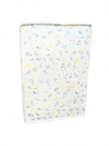 Colchão Berço Infantil D18 100x70x7cm Antialérgico Capa Algodão