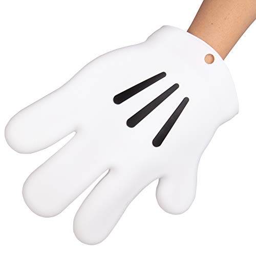 Disney Mickey Mouse Hand Oven Glove Set - Silicone - Heat-Resistant, Food Safe - Right and Left Hand Pair - Thumbnail 3