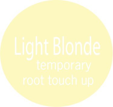 Root Touch Up Hair Powder - Temporary Hair Color, Root Concealer, Thinning Hair Powder and Concealer Refill Jar with Detail Brush Included, .35 oz (LIGHT BLONDE)