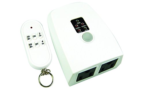 ECOPlugs Electric Outlet Timer with Remote Control,Countdowm timer outlet remote