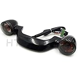 HTTMT MT444-001- Domestic Bullet Rear Light Bar Compatible with 10-18 Road Glide Street Glide w/Orig. turn signal