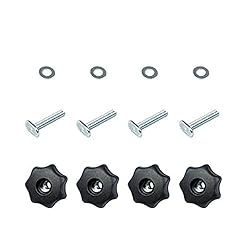 POWERTEC 71484 T-Track Knob Kit w/ 7 Star Threaded