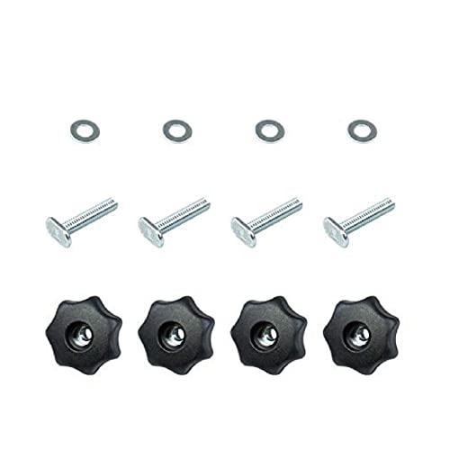 POWERTEC 71484 T-Track Knob Kit w/ 7 Star Threaded