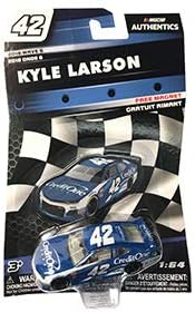 NASCAR Authentics Kyle Larson #42 Diecast Car 1/64 Scale - 2018 Wave 6