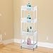 ABOVE EDGE 4-Tiered Plastic Storage Basket Shelves