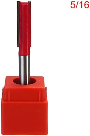 Promisy Flush Trimming Edge Treatment Router Bits Cutter Knife Blade Bits Woodworking Tools Milling Cutter 1/4" Shank (Dia.5/16")
