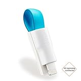 Urbo Keyring Charger Cables for Type-C, Lightning Connector, and Micro-USB Devices (USB-A to Lightning Connector (Blue))