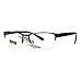 SA106 Mens Half Metal Rim Rectangular Multi 3 Power Focus Progressive Reading Glasses Copper +2.5