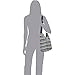 Baggallini womens Hobo Tote Shoulder Handbag, Moss Stripe, One Size US