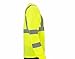 JORESTECH Safety T Shirt Reflective High Visibility Long Sleeve Yellow/Lime ANSI Class 3 Level 2 Type R TS-02 (2XL)