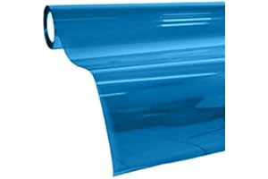 VViViD Colorful Transparent Vinyl Car Window Tinting 30 Inch x 60 Inch 2 Roll Pack (Blue)