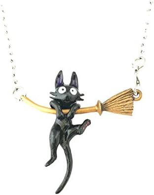 Kiki'a Delivery Service Pendant Necklace Anime Manga Movies Cartoon Superhero Logo Theme Premium Quality Detailed Cosplay Jewelry Gift Series