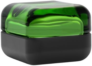 Iitala Vitriini Storage Box (Small), Green/Black Aluminum