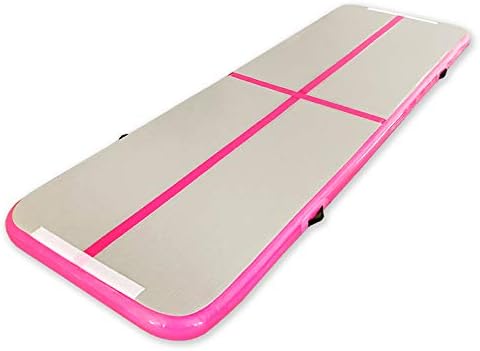 Gymnastics Air Track Tumbling Mat/Yoga mat Thickened/Gymnastics Mat/Inflatable Tumble Track with Electric Air Pump for Home/10ft/13ft/16ft/20ft/23ft