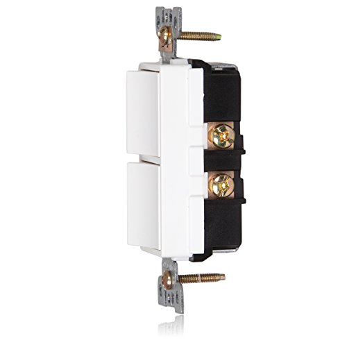 image for Maxxima AC Combination Switch White Wall Plates Included Duplex Rocker