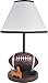 SH Lighting 31604ft Poly Resin Football Table/Desk Lamp, 15.75