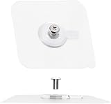 RIZUMONLY 12 Pcs Self Adhesive Wall Hooks Strong Transparent Non-Trace Picture view 3