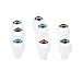 4 Pairs 4 Colors Round Acrylic Doll Eyes Eyeballs 8mm