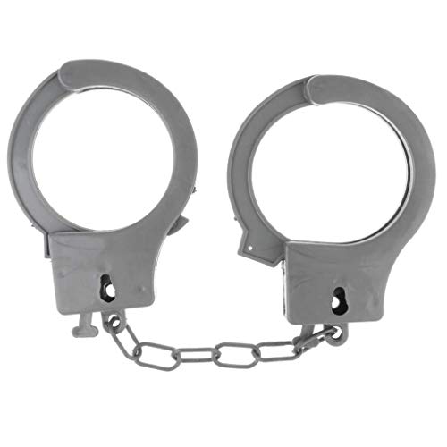 Plastic Handcuff Police Pretend Play Props Cosplay Hero Role Play Props for Halloween Dress Up Pretend Play - Thumbnail 6