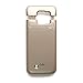 S6 Edge Battery Case,caka [Newest Version] 4200 Mah Backup External Battery Charger Case for Samsung Galaxy S6 Edge Rechargeable Power Bank Case,portable Backup Power Bank Case with Kickstand - (Gold)