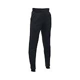 Under Armour Boys' Storm Armour Fleece Jogger, Black/Graphite, Youth X-Large
