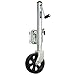 Fulton XP15 0101 Steel Swing-Away Bolt-On Jack with 10" Travel and 8" Poly Wheel - 1500 lb. Weight Capacity primary
