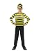 Medium Black And Yellow Children's Wheres Wally Fancy Dress Costume.