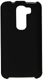 HR Wireless Rubberized Cover Case for LG G2 Mini LS885 - Retail Packaging - Black