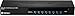 TRENDnet 8-Port Stackable Rack Mount KVM Switch, TK-804R, VGA and USB Connection, Multi-Computer Management, Hot-Keys, Hot-Plug, USB Type A, Windows/Linux/Mac