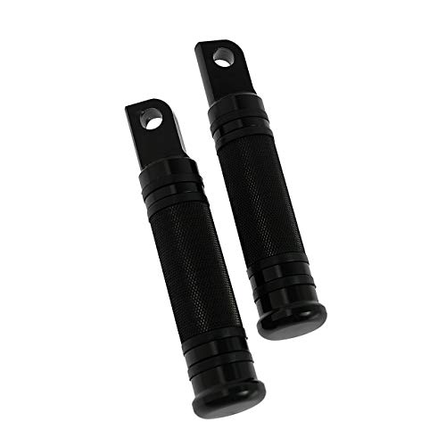 YHMTIVTU Motorcycle Foot Pegs Male Mount Billet Aluminum Footpegs Footrest Fit for Harley Sportster Dyna Road King Electra Glide Fat Bob - Thumbnail 5