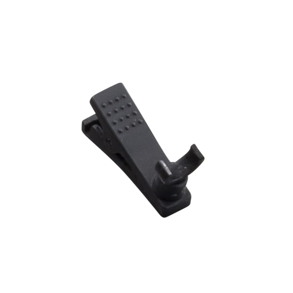 ZOOM MCL-1 Clip for Lavalier Microphones – Attaches to collars, ties and clothing for interviews and presentations, black