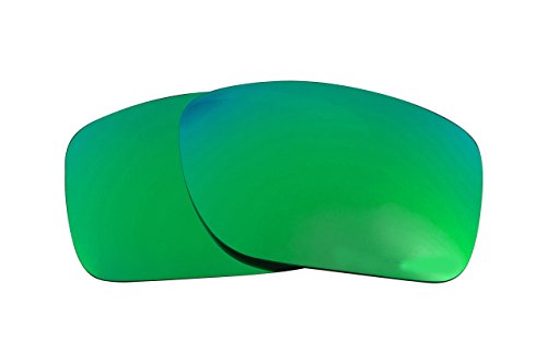 New SEEK Replacement Lenses Oakley TURBINE - Polarized Green Mirror