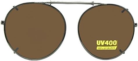 Semi Round Non Polarized Clip on Sunglass