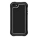 iPhone SE Case, Ballistic [Tungsten Sport Series] Ultra Protective 8 Ft.Drop Test Certified Protective Case for iPhone 5s and SE Brushed Black Back Plate