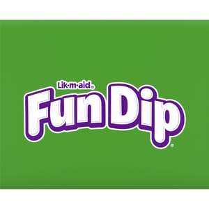 LIK-M-AID FUN DIP EASTER CANDY, WONDEROUS WATERMELON AND STRAWBERRY LICIOUS, EASTER CANDY, 6.88 OZ (16 POUCHES)