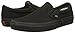 Vans Men's VANS CLASSIC SLIP-ON SKATE SHOES Men 9 Women 10.5 (BLACK/BLACK)