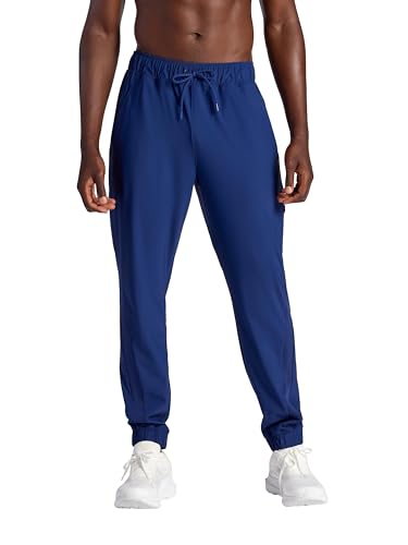 Gaiam Men’s Lotus Oblong Pant, Standard Fit, 31” Inseam, Stretch Heavyweight Terry Material, Medieval Blue, Medium at Amazon