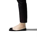 SHEEC - Women's Cotton Extreme No-Show Non-Slip Sock - SoleHugger SECRET (1 pair) (Black/Large)