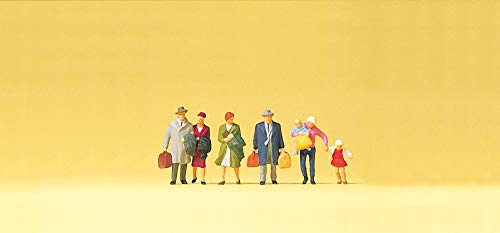 Preiser 79191 Pedestrians Walking Travelers #2 N Model Figure