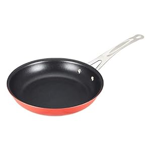 Amazon Brand – Solimo Premium Non-stick Frypan (24cm, Red)