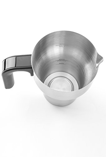 GASTROBACK Design Milk and Chocolate Advanced, 650 Watt Induktion-Milchaufschäumer für 1 Liter Milchschaum, heiÃe Schokolade, Milchaufschäumer elektrisch, schwarz/Silver – Bild 3